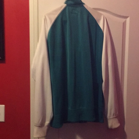 Men’s roca wear polyester turquoise jacket - Picture 3 of 3